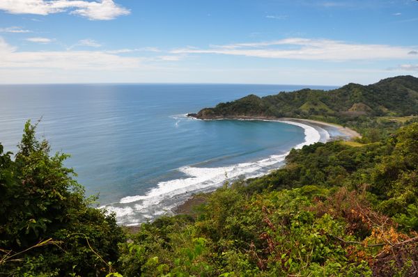 A photo of the Nicoya Peninsula, Costa Rica.